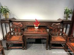 古典老红木家具大红酸枝家具收购 杭州市二手红木家具回收公司