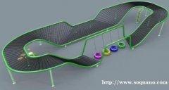 儿童攀爬网游乐设备 儿童乐园攀爬网游乐设施厂家 蓝迪熊