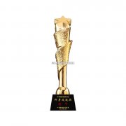 广州五角星奖杯奖牌定做个人表彰定制团体晚会颁奖授权退休纪念品