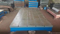 T型槽铸铁检验平板 人工刮研机床工作台 支持定制