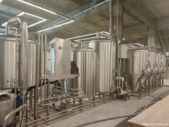 安徽大型精酿啤酒厂酿酒设备 生产2000吨大型啤酒设备的厂家